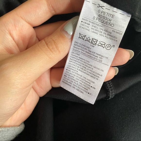 BANANA REPUBLIC Black Midi Dress - Picture 9 of 9